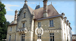 Desktop Screenshot of lagravebechade.fr